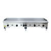 Chapa Americana Profissional 150cm a Gás 18mm Lisa Inox Cg150 e Conjunto de Espátulas - Venâncio