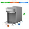 Bebedouro Purificador de Água Mineralle Digital Touch Compressor Prata EPC08S 220v - Eos