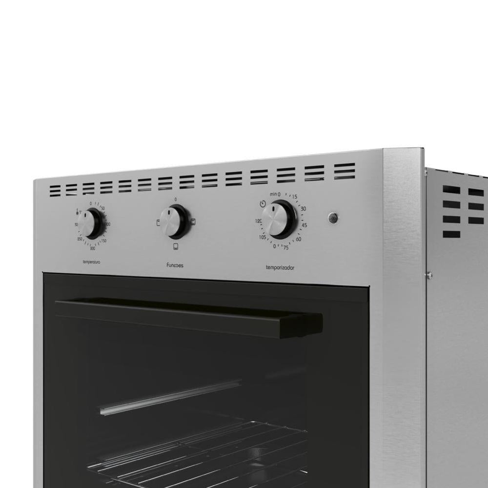 Forno Elétrico de Embutir Inox 60L 1750W Até 300ºC E60i 220V Inox - Nardelli 10016351-2