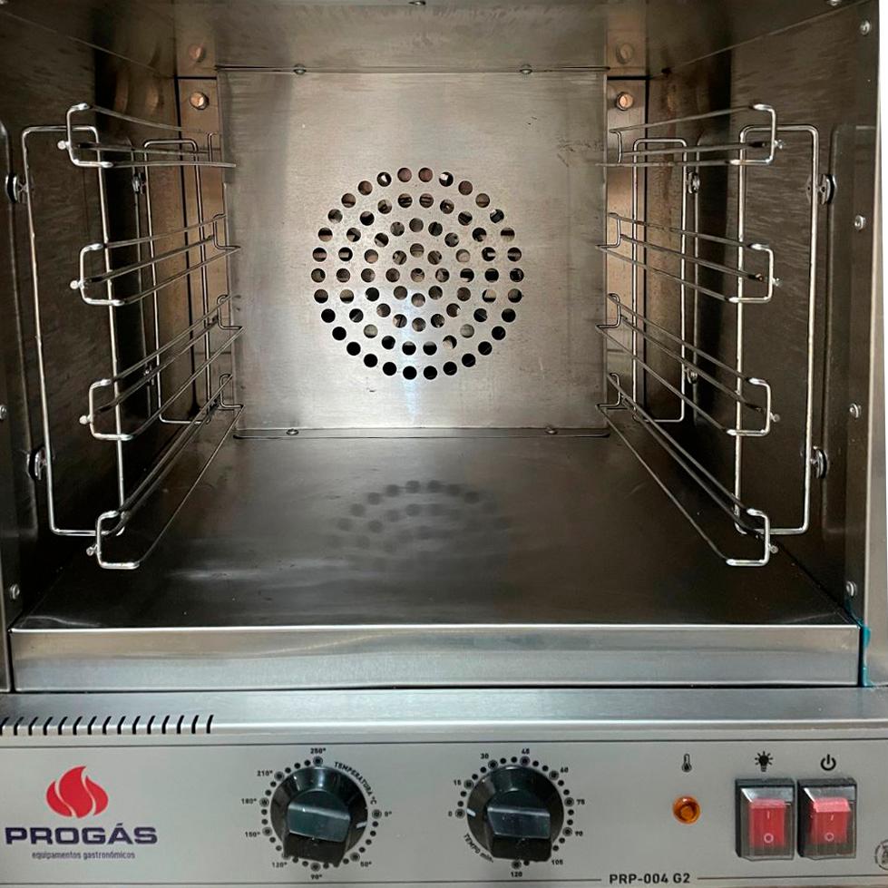 SEMINOVO - Forno Turbo Elétrico Fast Oven PRP-004 G2 Vermelho - Progás