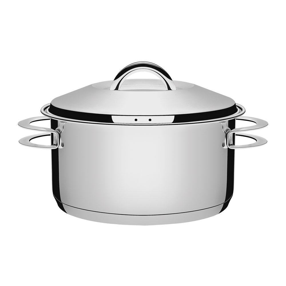 Kit Fogão Cooktop De Indução 2 Bocas Elétrico ECI02EP220V EOS + Caçarola Inox Solar Ø 16cm PIT4