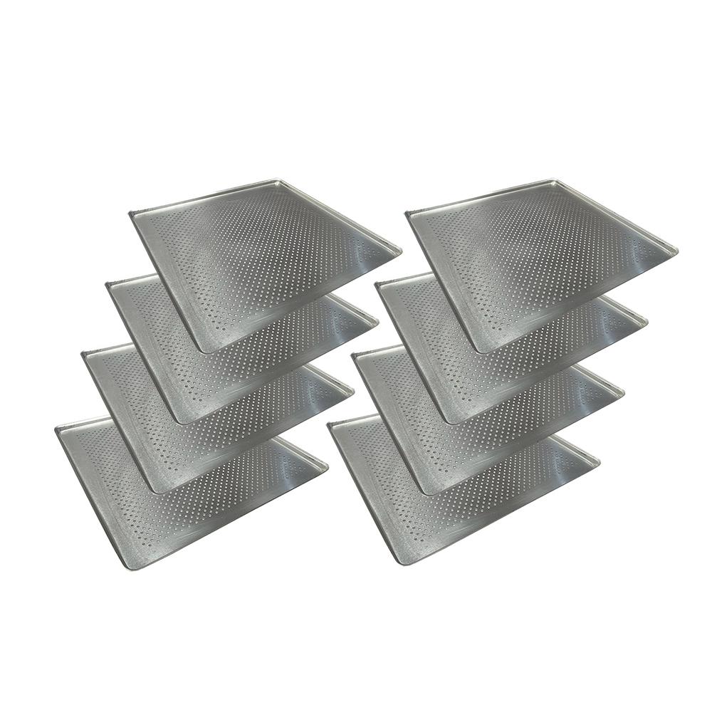 Kit - Mesa Bancada 8 Níveis Prp-004 Progás + 8 Assadeiras Perfuradas 35x35 Cimapi