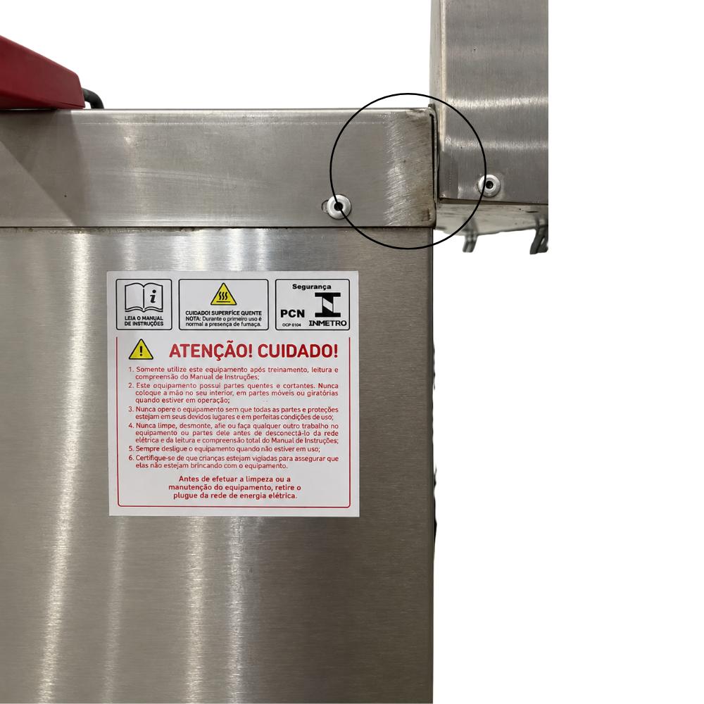 Seminovo - Fritador Fry Fritter Style 42 Litros Eletrico PR-3000E Style 220V Progas