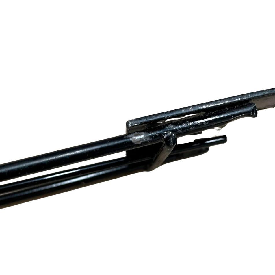 Kit - 4 Aparadores Aramados Em U Para Organização De Gôndola 30x91 Preto - SA Gôndolas