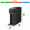 Bebedouro Purificador de Água Mineralle Slim Touch Eletrônico Preto Epe08p Bivolt - Eos B209333