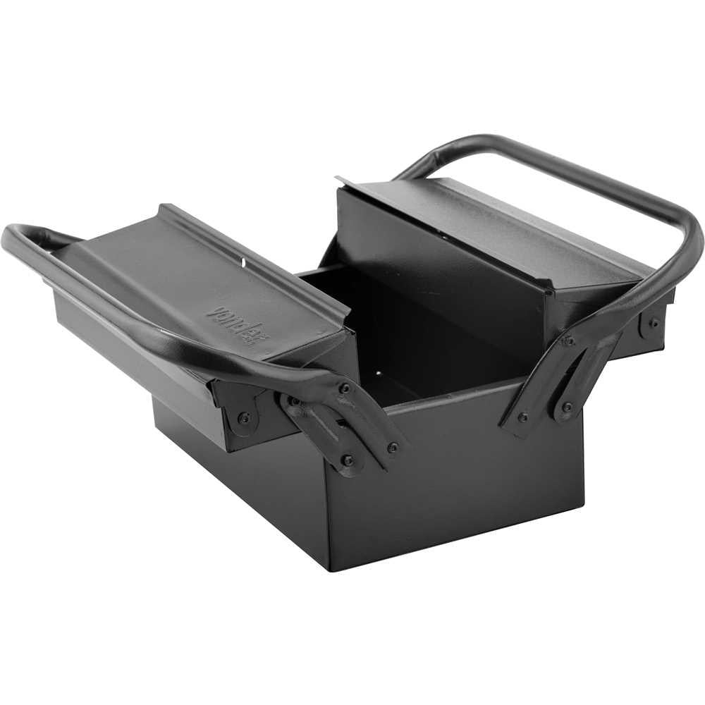 Caixa Para Ferramentas Sanfonada de Metal Com 3 Gavetas 30, 19 e 16 cm - Vonder 6115301916