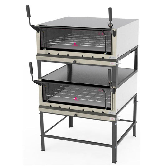 Forno a Gás Industrial Duplo Prp-900dp G2 Em Inox Sem Kit Gás  - Progás