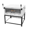 Forno Gás Industrial Pedra Roma Inox Firi110 + 1 Grade Extra + Luva Térmica + pá Pizza - Venâncio