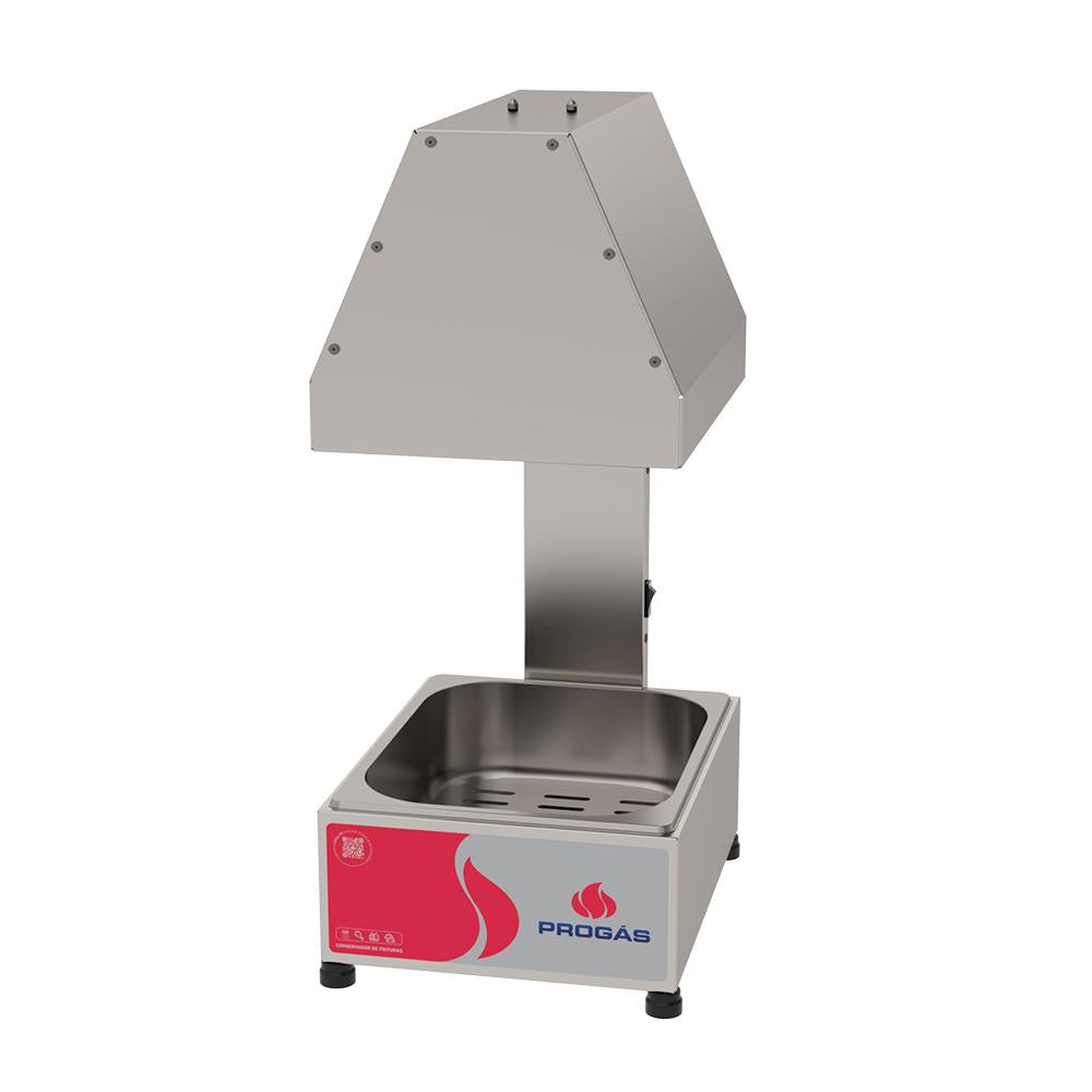 Conservador de Frituras E Alimentos Profissional Inox Elétrico 1 Cuba GN PRCF-10 220V - Progás