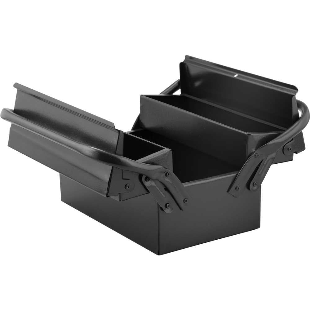 Caixa Para Ferramentas Sanfonada de Metal Com 3 Gavetas 30, 19 e 16 cm - Vonder 6115301916