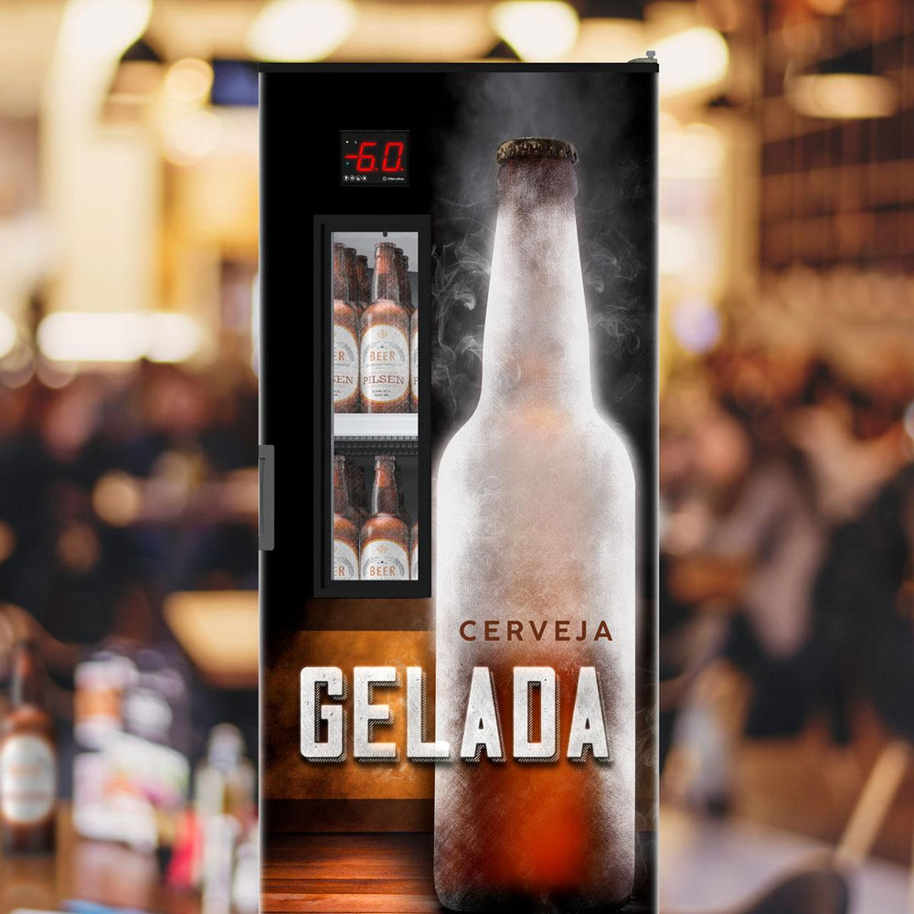 Cervejeira Adesivada 508/574L Porta Com Visor -2°C a -6°C VN50AF 127V - Metalfrio