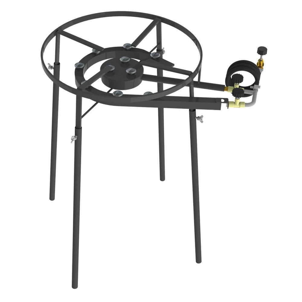 Fogão Fogareiro Industrial a Gás Alta Pressão 10 Caulins Com Pedestal F2B10P – Progás