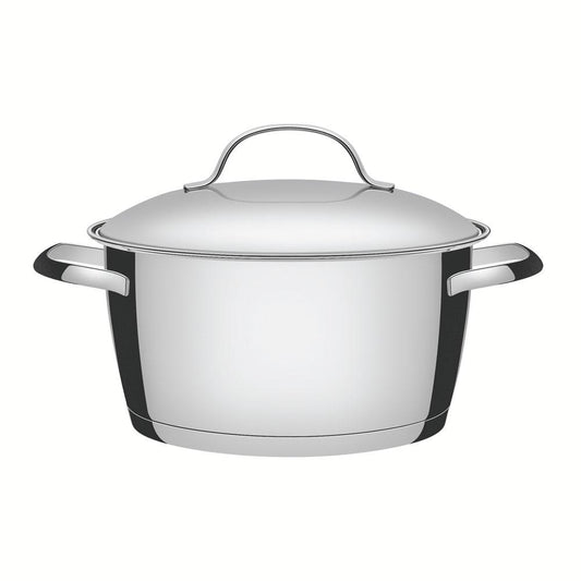 Caçarola Funda Allegra Aço Inox Fundo Triplo Fogões de Indução 18 Cm 2,2l - Tramontina 62654181