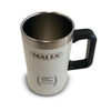 Caneca Térmica Para Cerveja Chopp Gelado Em Inox 709ml Cqs 5751 Branco - Malta