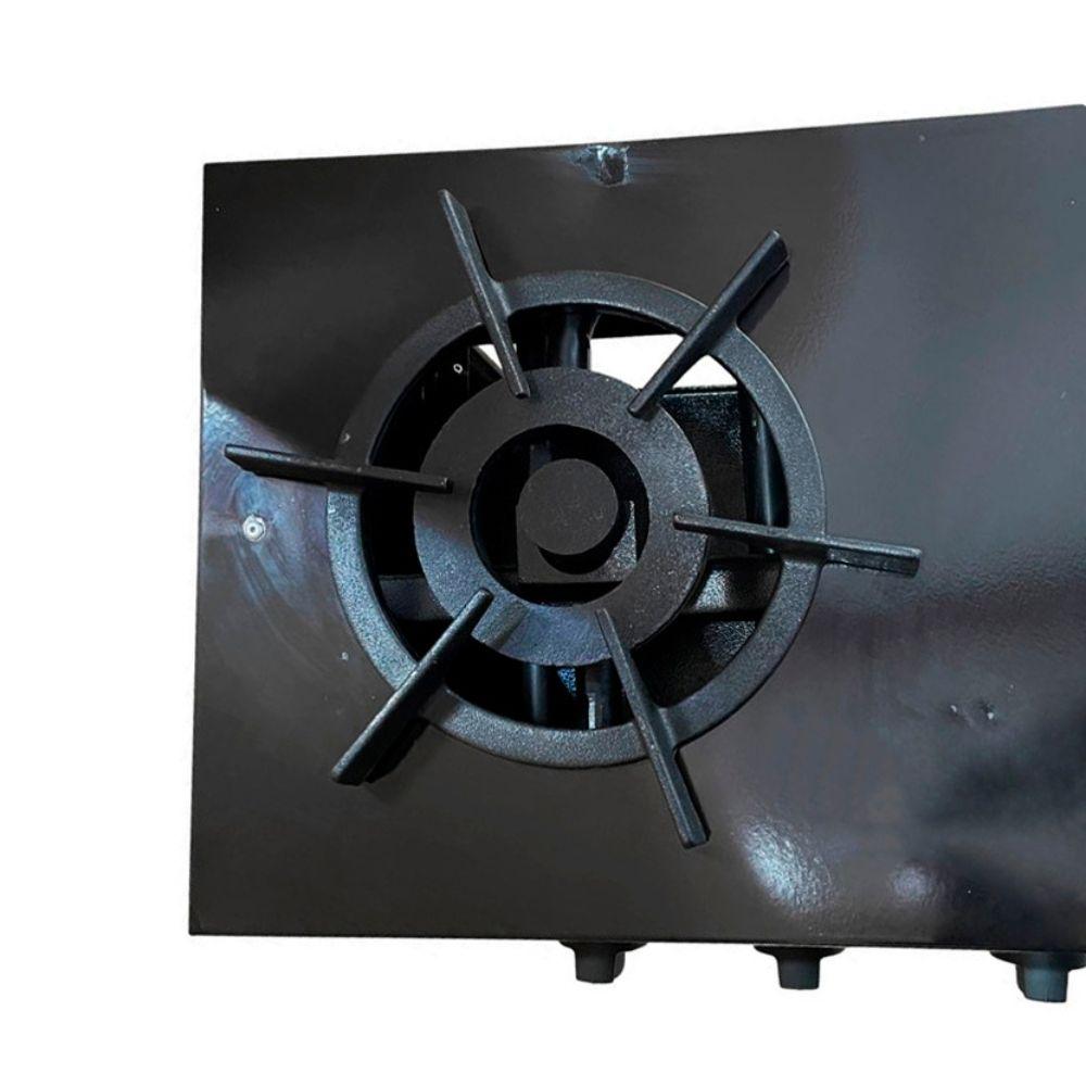 SEMINOVO - Fogão Industrial 2 Bocas Duplas a Gás Branco com Forno Azul Bravo BR2BF – Venâncio