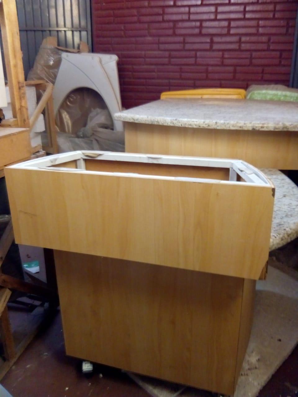 Semi - Módulo Pratos e Talheres 0,750 X 0,94 X 0,85 com 04 cubas, Fmpts75 - Friger