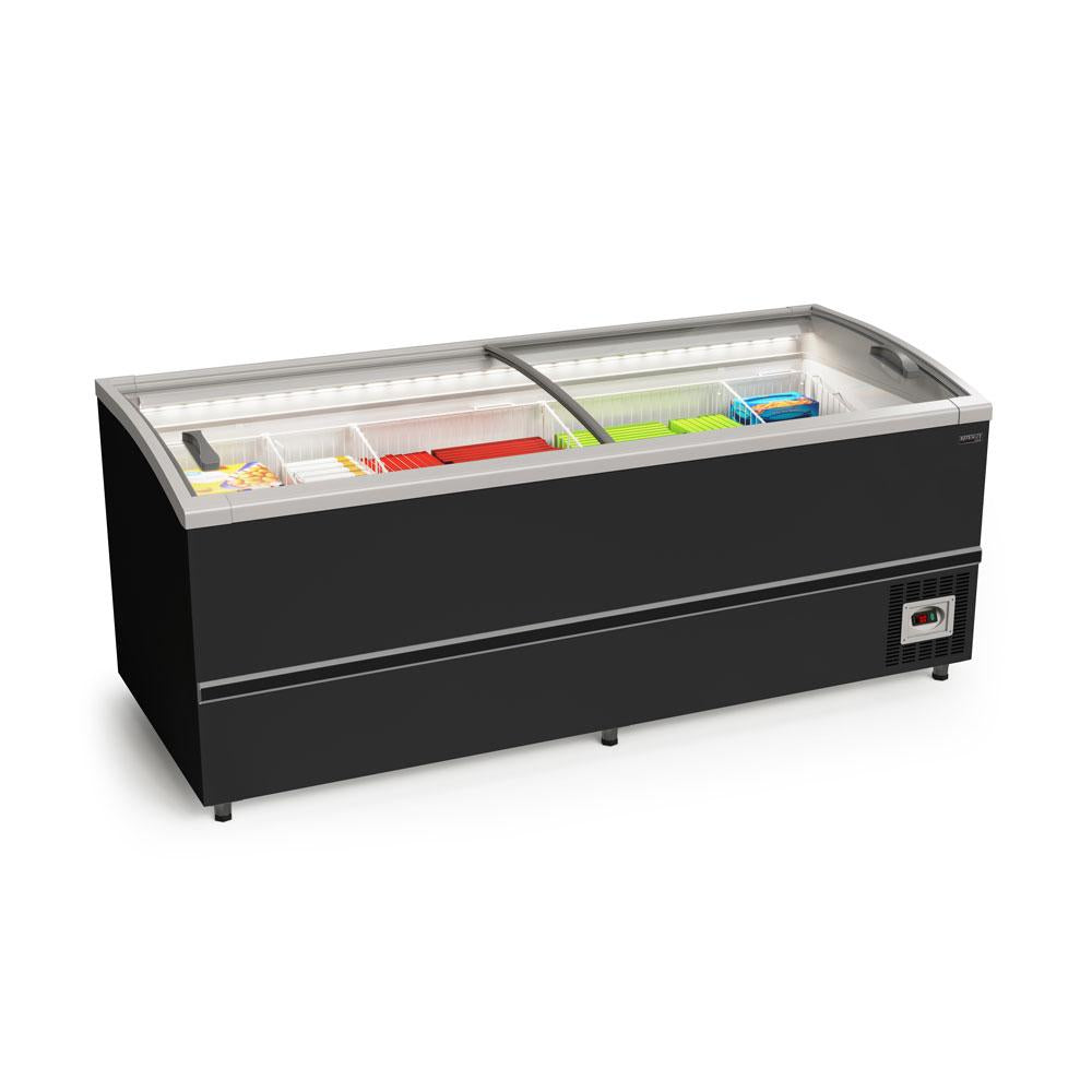 Expositor Ilha Horizontal Freezer Premium Congelados -22ºC Inverter Degelo 2,10m EIPR2100 220V - Refrimate