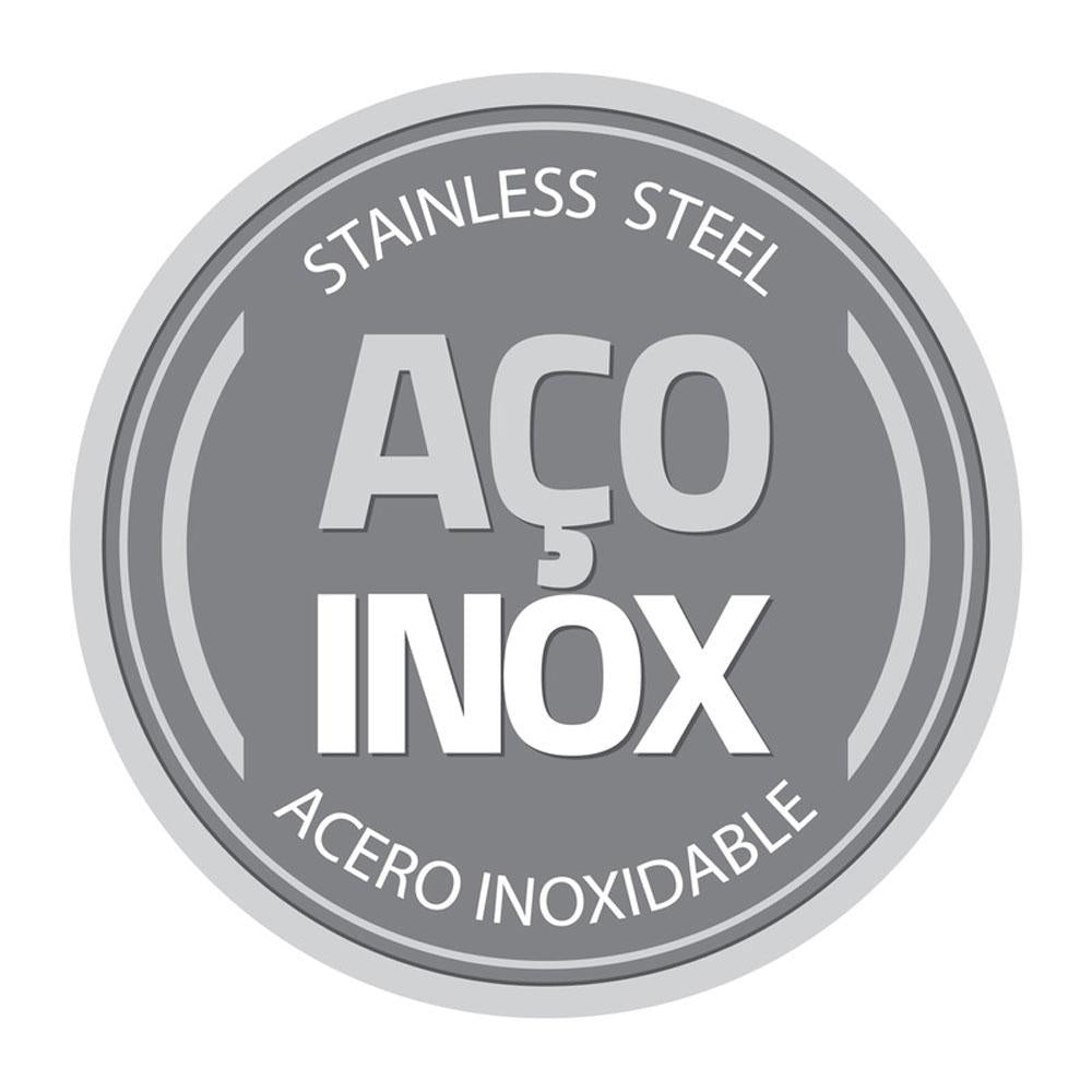 Chaleira em aço inox com Apito capacidade 2,1 Lts - Tramontina 61483013