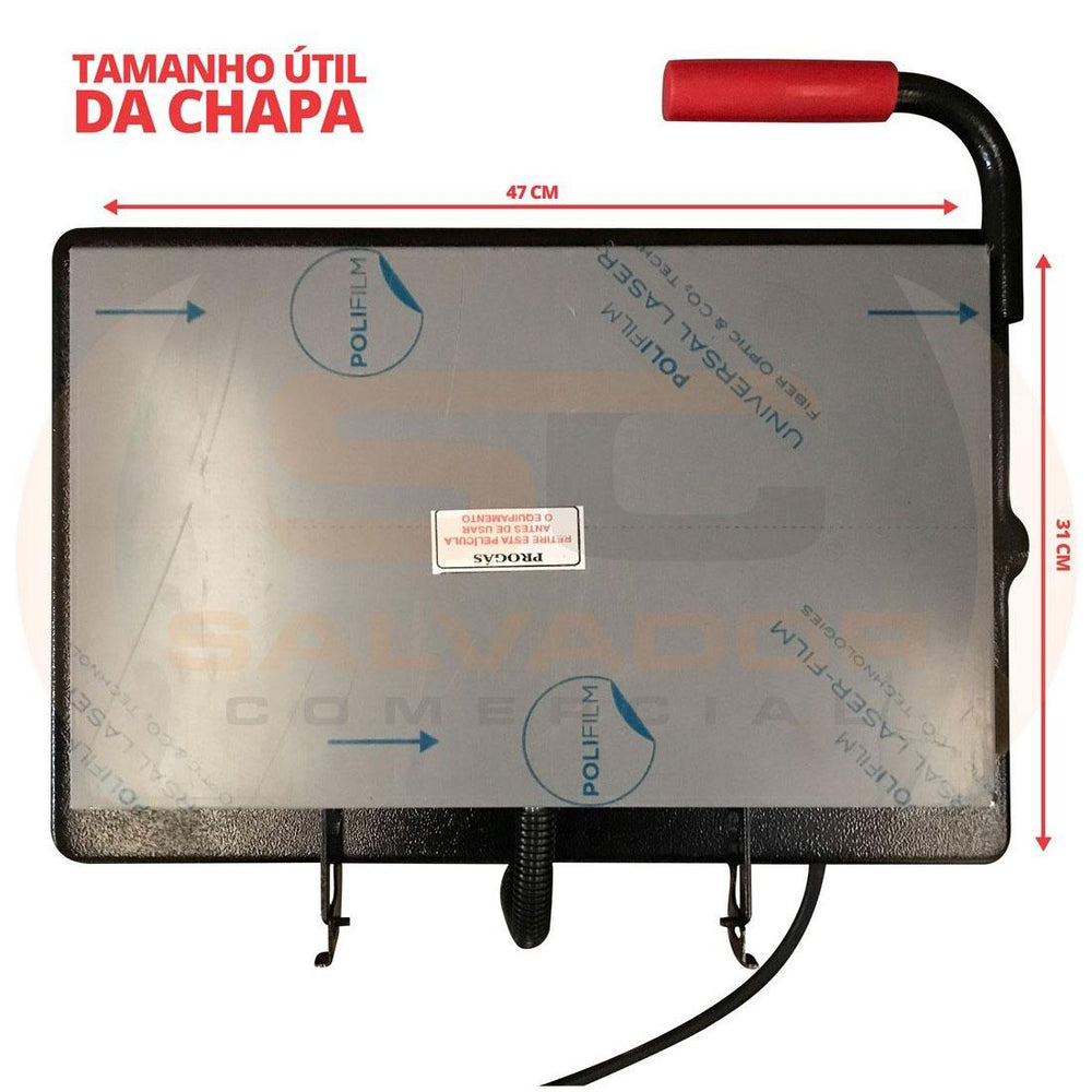 Chapa Sanduicheira a Gás Com Prensa Profissional PR-500GN - Progás P24957