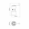 Moedor de Café Manual em Plástico Abs Com Moinho em Cerâmica - Tramontina 61769010
