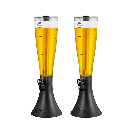 Kit - 2 Torres de Chopp Tulipa 3,5l Super Gelada - Marchesoni