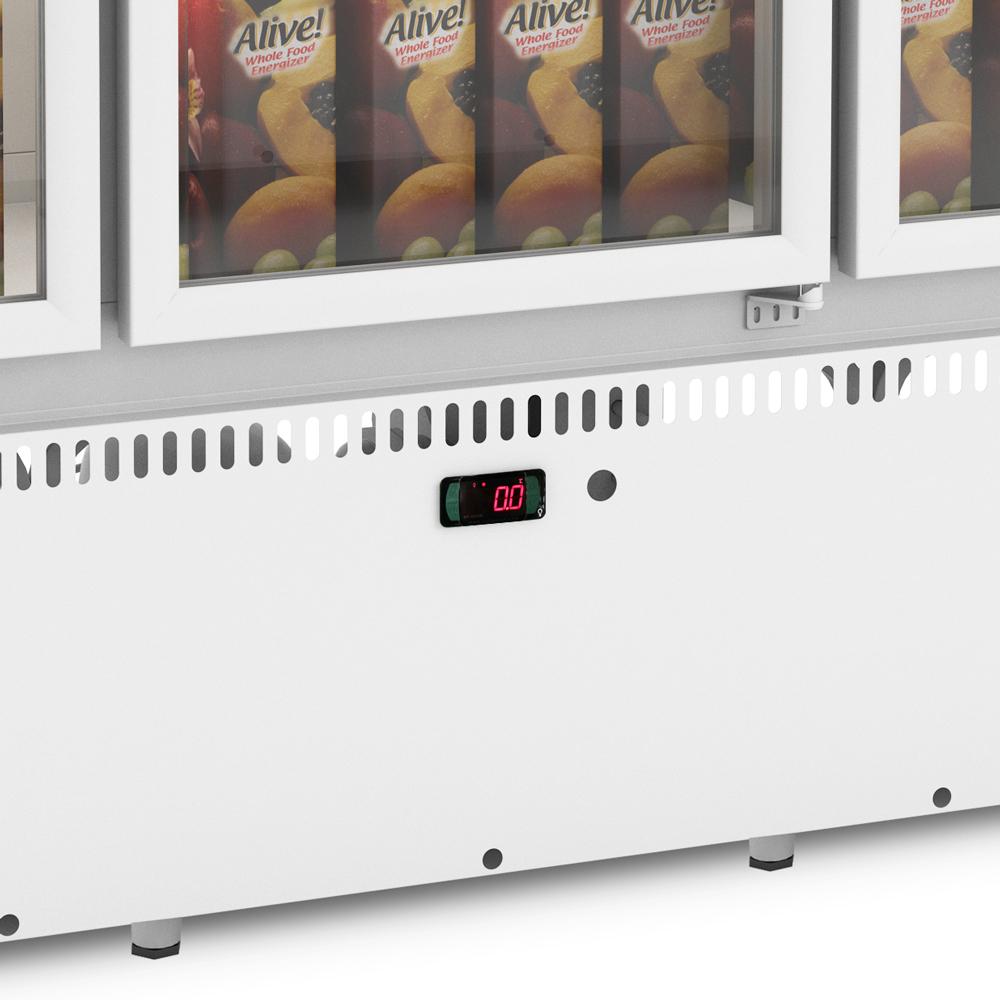 Autosserviço Expositor Vanguard Para Refrigerados 3 Portas Branco 0°C a 7ºC ASVR3PBB 220V - Refrimate