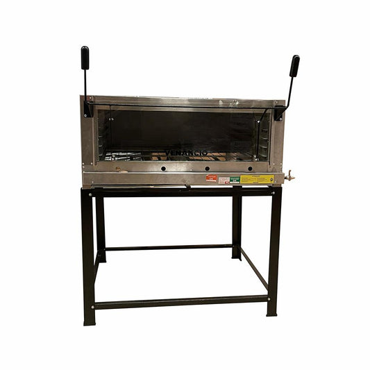 Semi - Forno Gás Industrial Profissional Lastro Roma Inox Firi110 - Venâncio