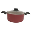 Semi - Caçarola Turim Alumínio Antiaderente Vermelho 20cm 2,8L PTV2 - Tramontina 20261720