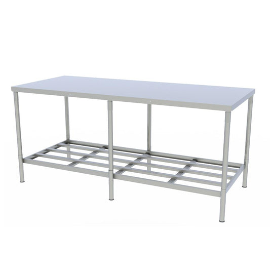 Mesa Panificadora Desmontavel Bancada Com Paneleiro 87x190x60 em Aço Inox Mes-19i - Braesi B18295