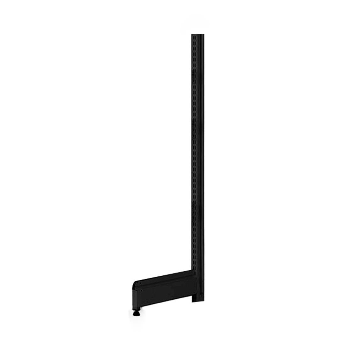 Pé Coluna New Plus Para Gôndolas De Supermercado 2m Base de 40cm Preto - Sa Gôndolas