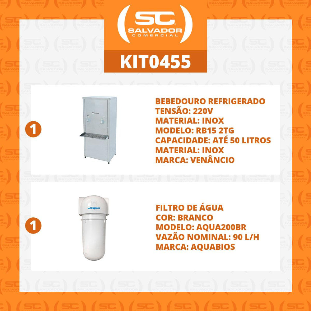 Recipiente Refrigerado Industrial 50 Litros Venâncio RB15 2TG 220V + Filtro