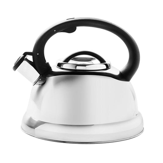 Chaleira Com Apito Roma Em Aço Inoxidável 2,7L Prata - Brinox 4875100
