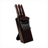 Kit Para Churrasco Black Lâminas Aço Inox Escurecido Cabos de Madeira 05 Peças - Tramontina 22999045