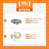 Kit - Molheira Cachorro Quente 2 Cubas Gás (1 quente) PR-02G + Kit Gás - Progás
