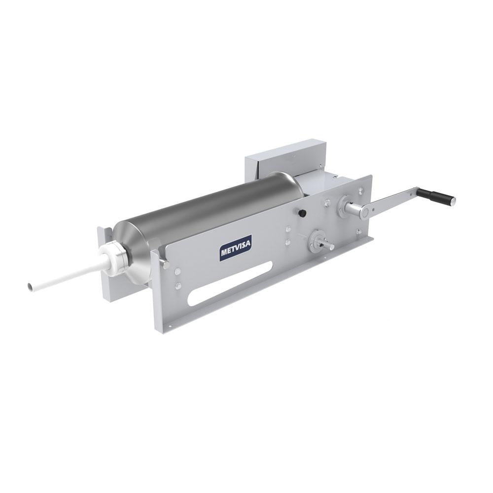 Ensacadeira de Linguiça Manual Profissional Inox Horizontal 10kg de Carne EL.10 – Metvisa