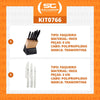 Kit - Faqueiro Plenus 6 Peças + 1 Jogo de Facas Premium 3 Peças - Tramontina