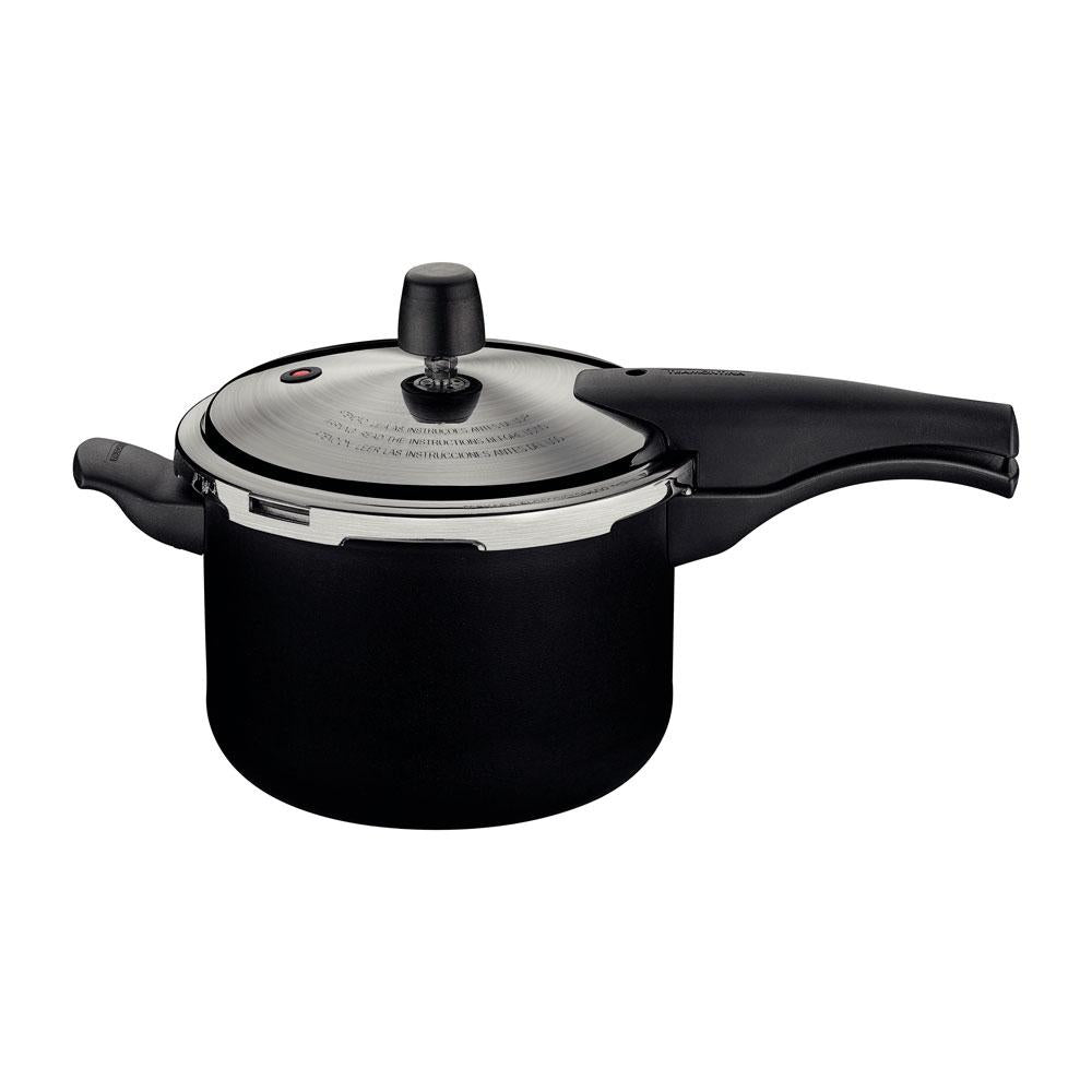 Panela de Pressão Effect Alumínio Revestimento Antiaderente 20 cm 4,5 l Preto - Tramontina 20591420