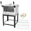 Kit - Forno Gás Industrial Roma Inox Infravermelho Firiv80 + Grade Extra + Kit Gás