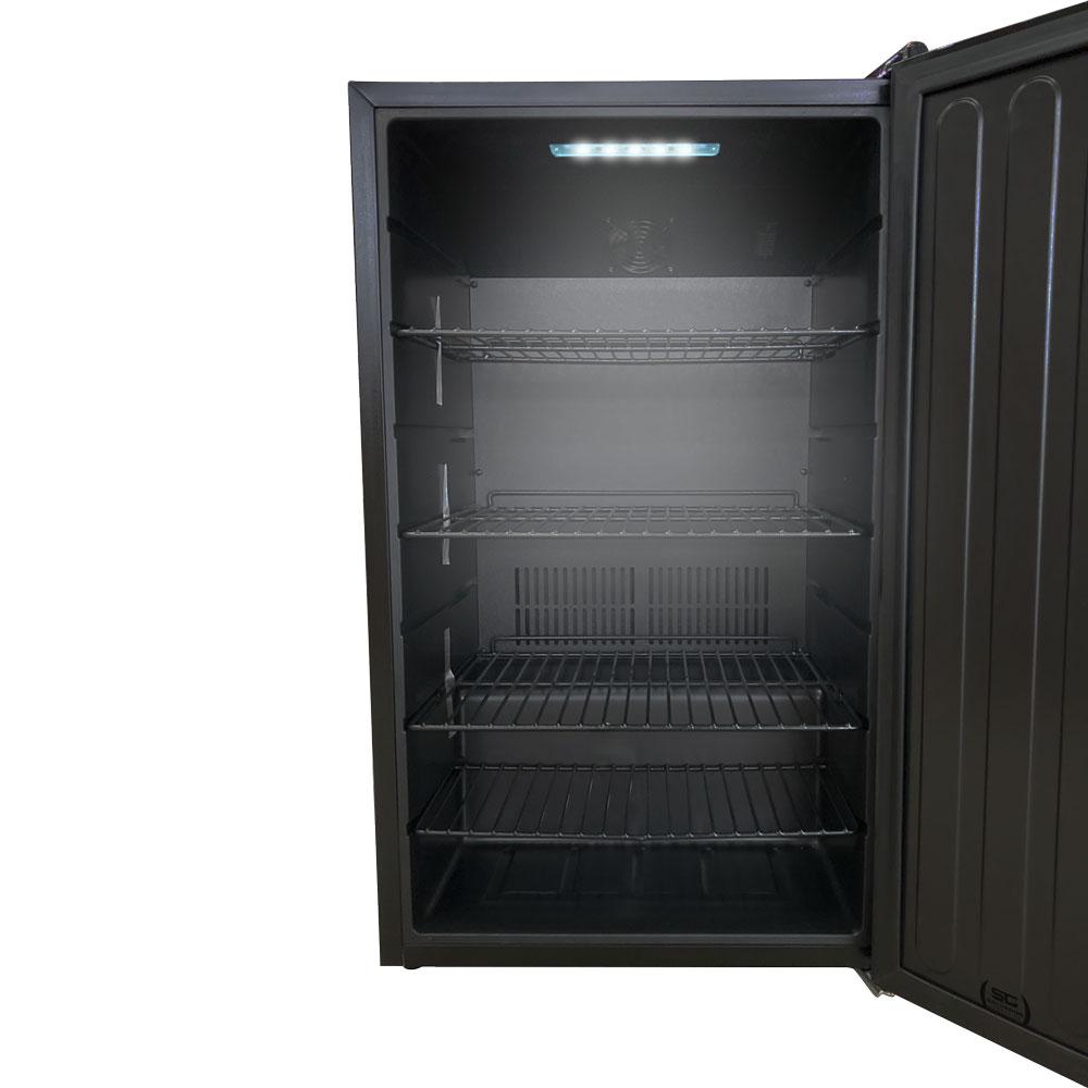 Visa Cooler Cervejeira Porta Janela Frost Free -6 a 18 ºc 100l Black Glass Ece120 Bierhaus 220v - Eos