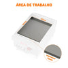 Chapa de Fritura a Gás Glp Estrutura Inox Chapa 45cm 12mm CHEXP455-G12 - Red Chameleon 185656-1