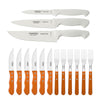 Kit - Faqueiro Premium 3 Peças + 1 Jogo de Churrasco 12 Peças Dynamic - Tramontina
