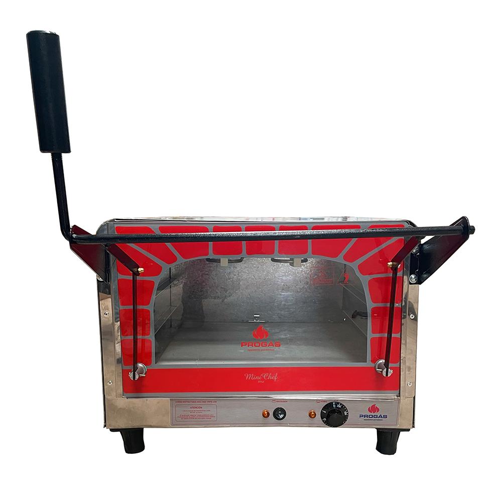 Semi - Forno Lastro Refratário Mini Chef Prpe-400 Elétrico Gratinador Progas 127V