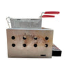 SEMINOVO - Fritadeira Profissional a Gás uma Cuba Grande retangular 10L Três Cestos Pr-30g - Progás