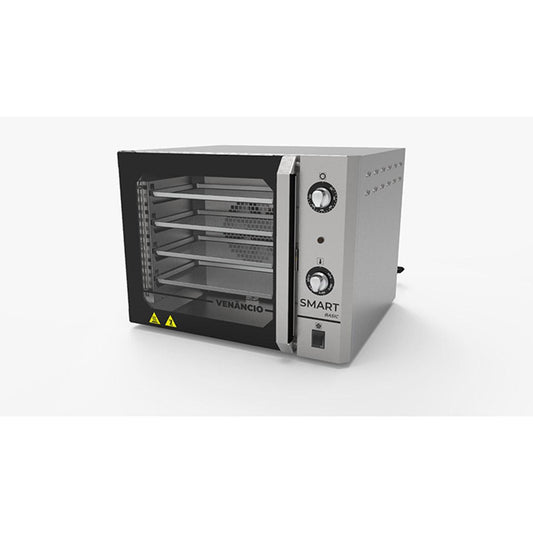 Forno Turbo Convector Elétrico Smart Basic 4 Esteiras Inox e Painel Inox FCSB4E - Venâncio 220V