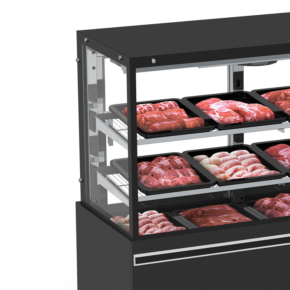 Expositor De Açougue Profissional Vanguard Prateleira Ar Forçado 1,5m EAVTP1500AF 220V - Refrimate