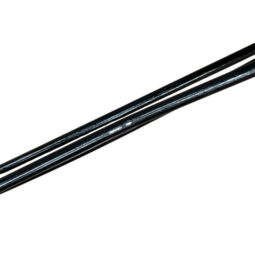 Kit - 4 Aparadores Aramados Em U Para Organização De Gôndola 30x91 Preto - SA Gôndolas