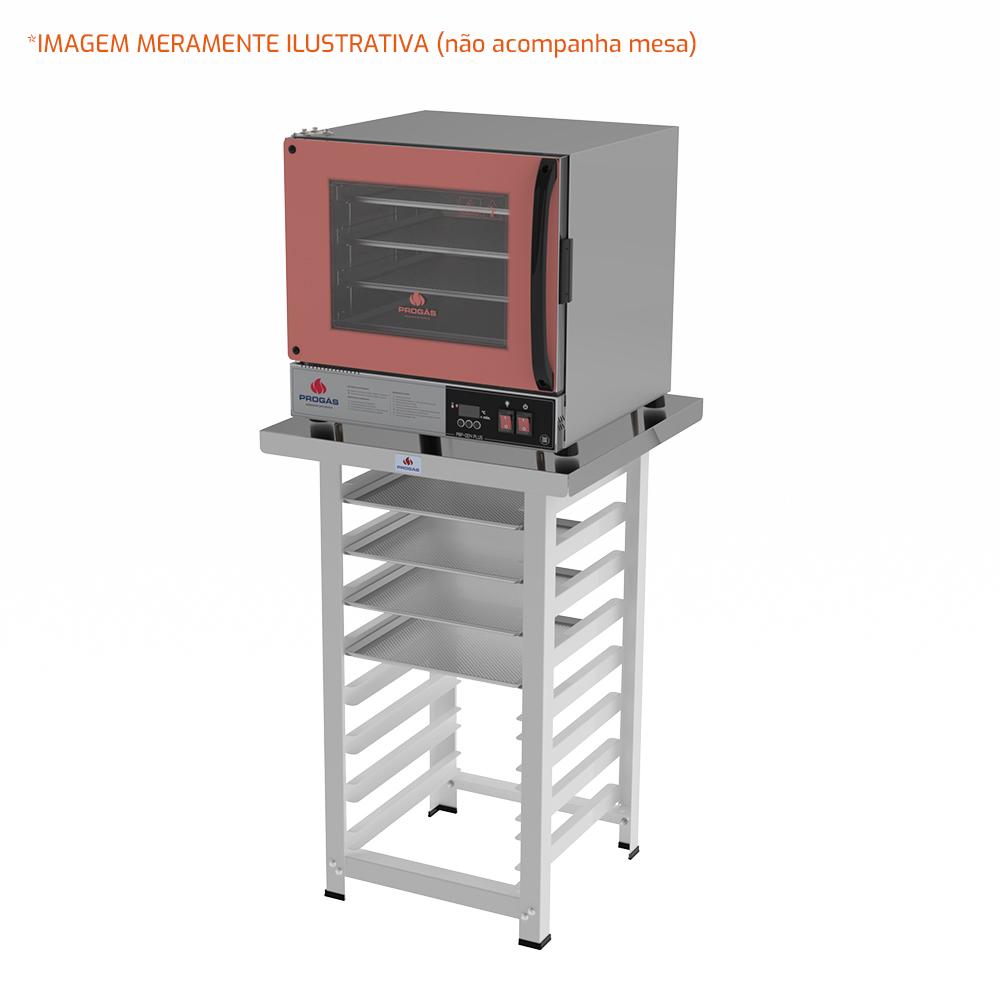 Kit Forno Turbo Elétrico PRP-004 Plus 220V Rosa Progás + 4 Assadeiras Cimapi