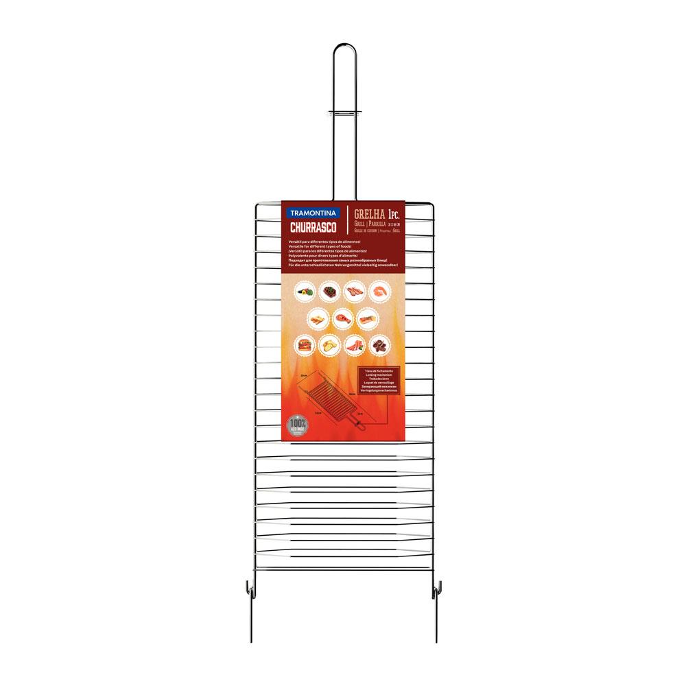 Grelha Para Churrasco em Aço Inox 31x18 cm - Tramontina 26480005