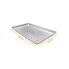 Kit - 3 Formas Assadeiras Lisa Estampada 0,6mm Pão Doce Alumínio 58 X 70 X 3,5 - Imeca