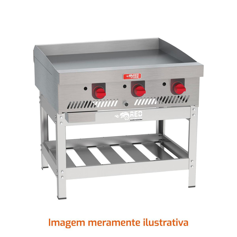 Bancada de Apoio Aberta Total Inox 430 Para Chapa CHEXP915 Mod BACE915 - Red Chameleon 268422-5